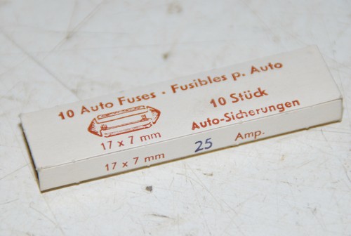 10x oldtimer sicherung - oldtimer, 25a